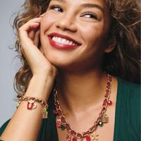 Merry in Plaid Charm Bracelet - Thumbnail 2