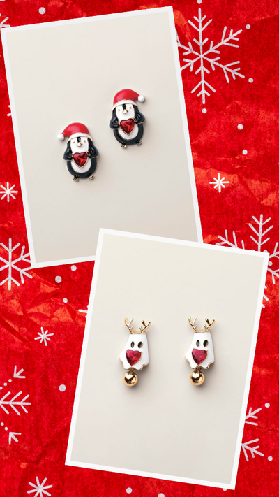 Snowy Sweethearts Earrings