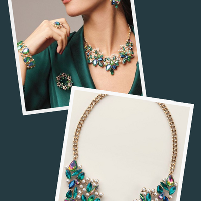 Prismatic majesty statement necklace - Thumbnail 4