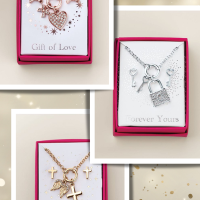 Sacred sentiments necklace and earring set - Thumbnail 1