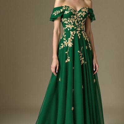 Green mermaid prom dress appliques sleeveless evening formal gown simple birthday party dress