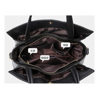 Large capacity top layer cowhide handbag women's shoulder crossbody bag - Thumbnail 3