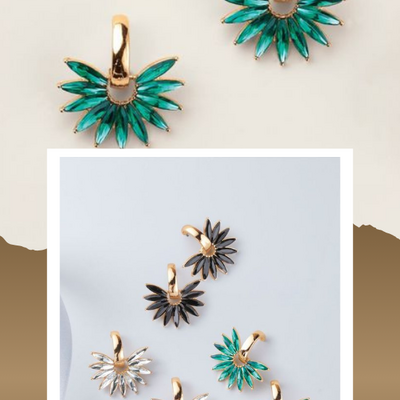 Radiant spark earrings