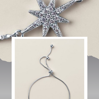 Sterling silver cz cosmic sparkle bracelet - Thumbnail 4