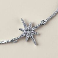 Sterling Silver CZ Cosmic Sparkle Bracelet - Thumbnail 2