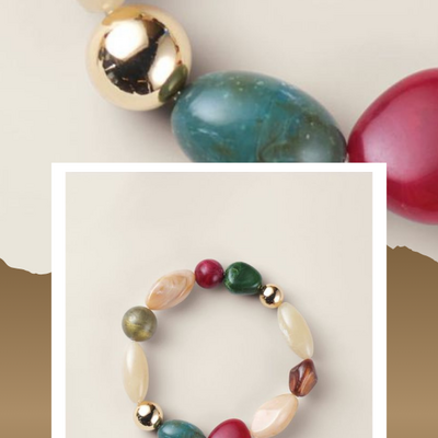 Vivid harmony beaded bracelet - Thumbnail 4