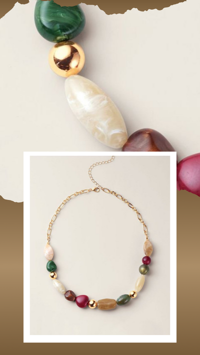 Vivid Harmony Beaded Necklace