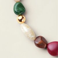 Vivid Harmony Beaded Necklace - Thumbnail 2