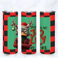 Sarcastic Christmas / Grumpy Animal Humor / Relatable Holiday / Anti-Christmas Cheer - Thumbnail 5