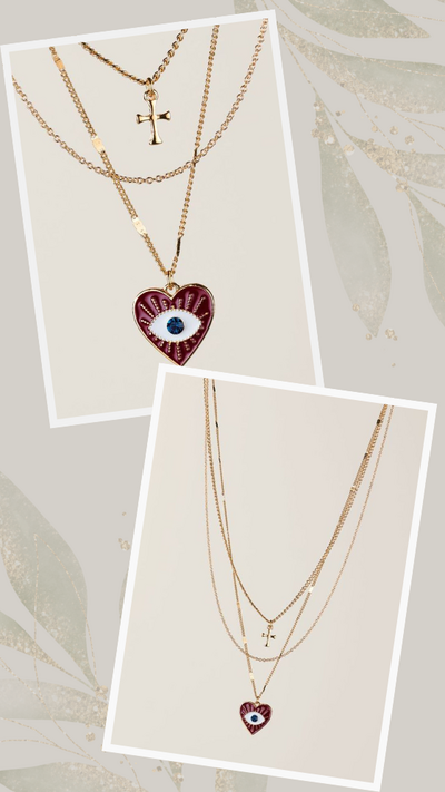 Heartful Embrace Layered Necklace