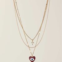 Heartful Embrace Layered Necklace - Thumbnail 2
