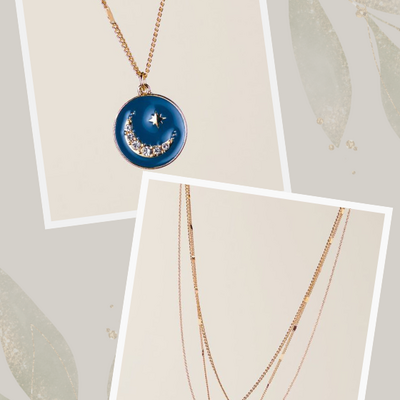 Moonlight wish layered necklace - Thumbnail 5