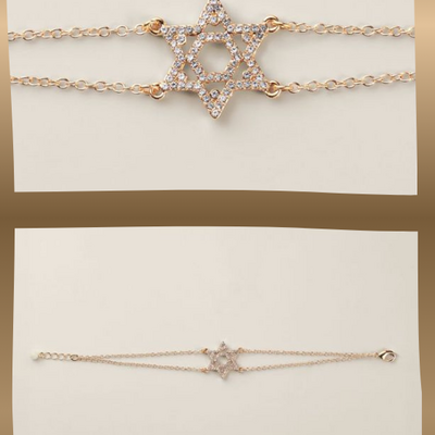 Radiant star of david bracelet - Thumbnail 4