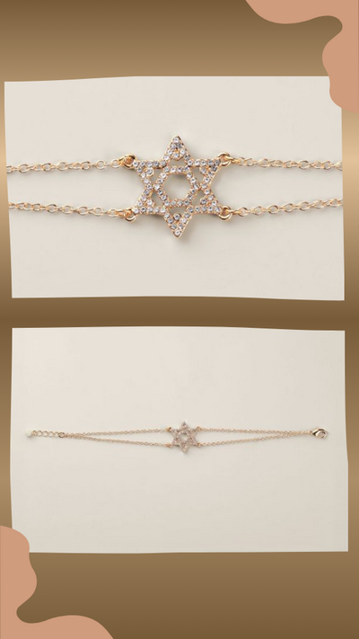 Radiant Star of David Bracelet