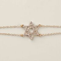 Radiant Star of David Bracelet - Thumbnail 1