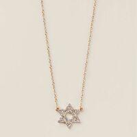 Radiant Star of David Necklace - Thumbnail 2