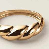 Twisted Bold Bangle Bracelet - Thumbnail 2