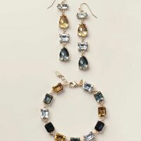 Midnight Glam Bracelet & Earring Set - Thumbnail 1