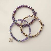 Majestic Plum Bracelet Set - Thumbnail 1