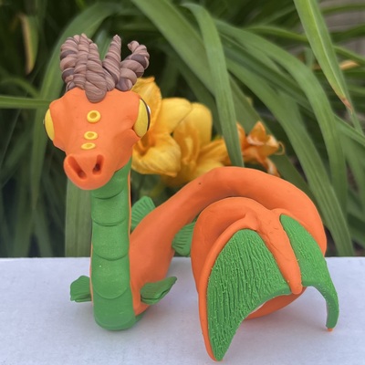 Jackie the pumpkin merdragon