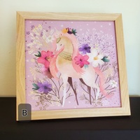 Meadow Unicorn Framed Pieces - Thumbnail 1