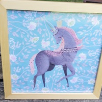 Meadow Unicorn Framed Pieces - Thumbnail 2