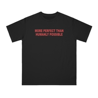Free Shipping-MORE PERFECT THAN HUMANLY POSSIBLE TEE - Thumbnail 2