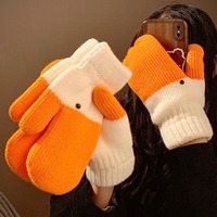 Cute big goose mitten-like gloves - Thumbnail 2