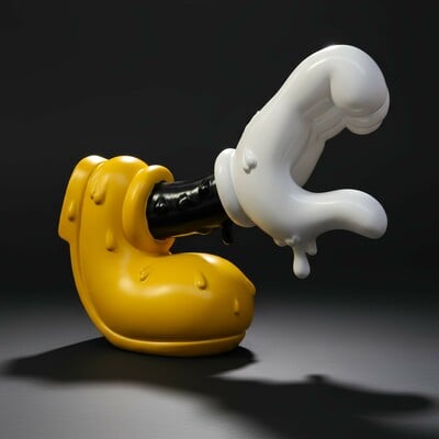 Arttoy by kloes & mintyfresh "drippey mouse original ed." - Thumbnail 1