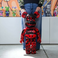 Custom Bearbrick 1000% by Xavi Carbonell "Untitled #3" - Thumbnail 1