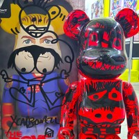 Custom Bearbrick 1000% by Xavi Carbonell "Untitled #3" - Thumbnail 7