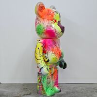 Custom BEARBRICK 1000% by Judas Arrieta "Get Sh!t Done" - Thumbnail 3