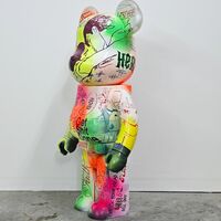 Custom BEARBRICK 1000% by Judas Arrieta "Get Sh!t Done" - Thumbnail 5