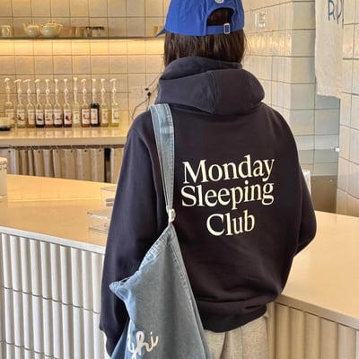 Monday sleeping club hoodie