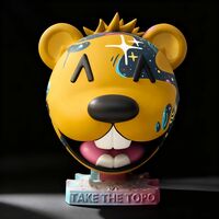  Art Sculpture by Topo "Bust of Topo" - Thumbnail 1