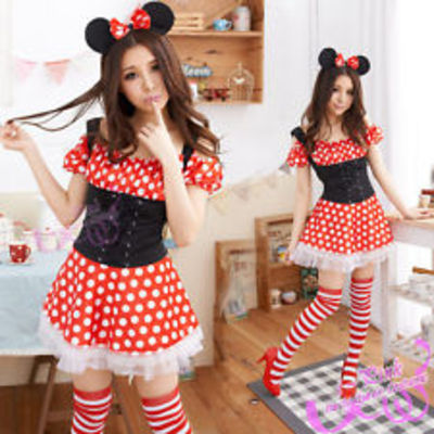  sexy mouse fancy disney mickey up cosplay dress