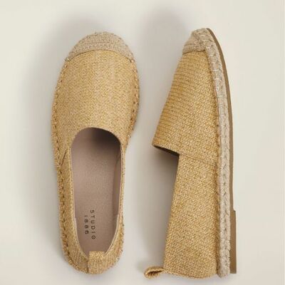 Metallic espadrille - final sale