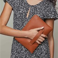 Pebbled Clutch - FINAL SALE - Thumbnail 2