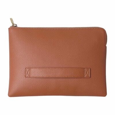 Pebbled clutch - final sale