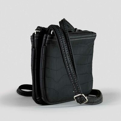 Embossed crossbody bag - final sale