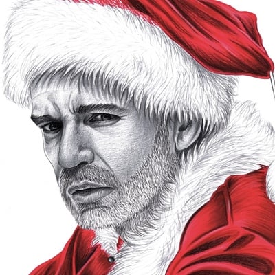 Bad santa print