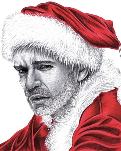 Bad Santa Print