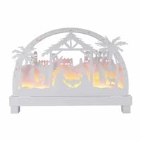 Wooden Lighted Nativity - FINAL SALE - Thumbnail 3