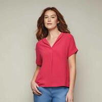 Relaxed V-Neck Pullover - FINAL SALE - Thumbnail 1