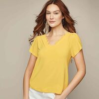 Petal Sleeve Top - FINAL SALE - Thumbnail 1