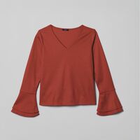 Bell Sleeve Top - FINAL SALE - Thumbnail 4