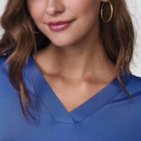 Eyelash Sleeve Blouse - FINAL SALE - Thumbnail 3