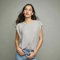 Printed Extended Sleeve Top - FINAL SALE - Thumbnail 1