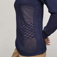 Mixed Open Knit Sweater - FINAL SALE - Thumbnail 3