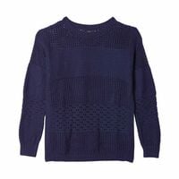 Mixed Open Knit Sweater - FINAL SALE - Thumbnail 4